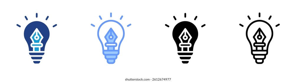 Innovation Design icon set multiple style collection