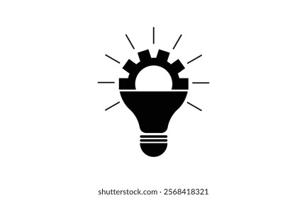 Innovation editable stroke and icon set. Vector illustration	