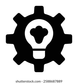 Innovation Glyph Icon Design For Personal And Commercial Use