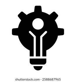 Innovation Glyph Icon Design For Personal And Commercial Use