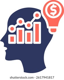 Innovation Growth Icon Glyph Color Vector Illustration