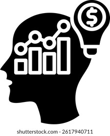 Innovation Growth Icon Glyph Vector Illustration