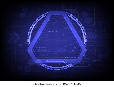 Innovation and high technology circuit line on motherboard, Technology abstract, Sci-Fi and engineering concept, Vector illustration background, Backdrop, wallpaper, template.