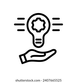 Innovation Hub Collaboration line icon, outline icon, vector, pixel perfect icon