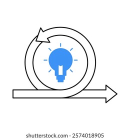 Innovation Hub – Lightbulb Representing Creative and Cutting-Edge Solutions