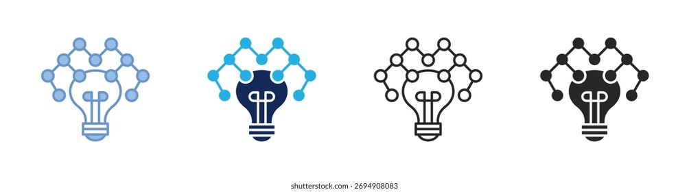 Icono de innovación Colección con múltiples estilos