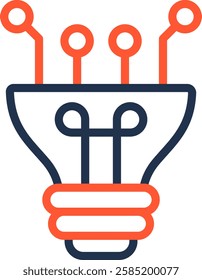 Innovation Icon Color Line Vector Illustration