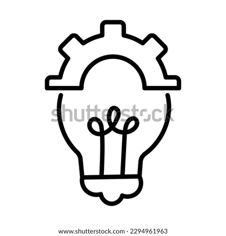 innovation icon. Creativity, New idea, Inventiveness, Progress  Ingenuity icon. Vector Editable Icon.