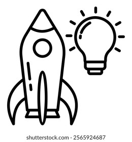Innovation Icon Element For Design
