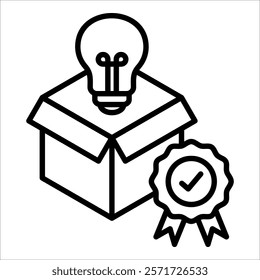 Innovation Icon Element For Design