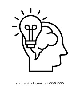 Innovation Icon Element For Design