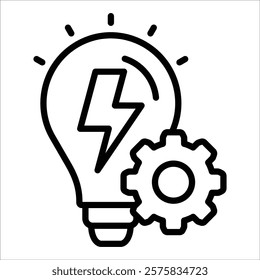 Innovation Icon Element For Design