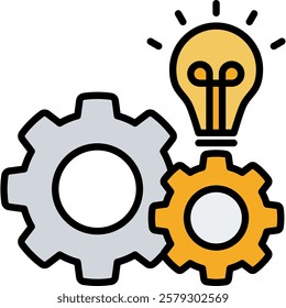 Innovation Icon Element For Design