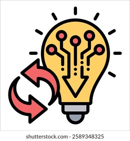 Innovation Icon Element For Design