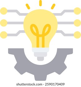 Innovation Icon Element For Design