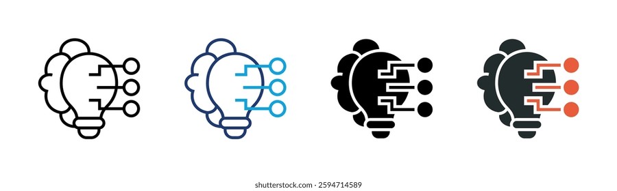 Innovation Icon Element For Design