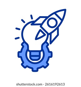 Innovation Icon Element For Design