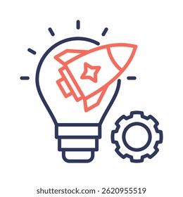 Elemento de ícone de inovação para design