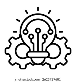 Innovation Icon Element For Design