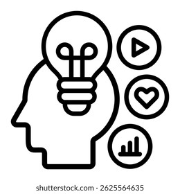 Icono de innovación elemento para el diseño