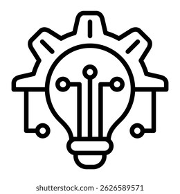 Innovation Icon Element For Design