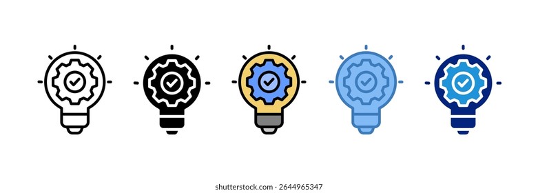 Innovationssymbolelement für Design