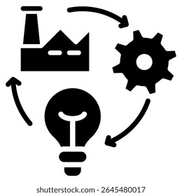 Icono de innovación elemento para el diseño