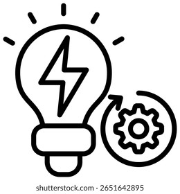 Innovation Icon Element For Design