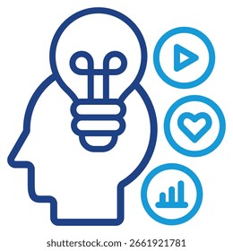 Innovation Icon Element For Design