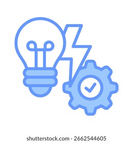 Innovation Icon Element For Design