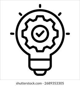 Innovation Icon Element For Design