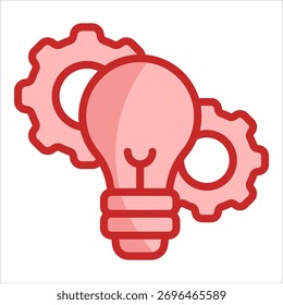 Icono de innovación elemento para el diseño