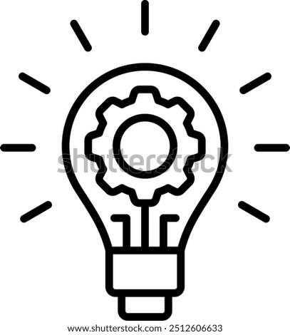 Innovation Icon Element for Design