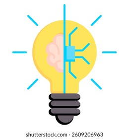 Innovation icon in Flat style.