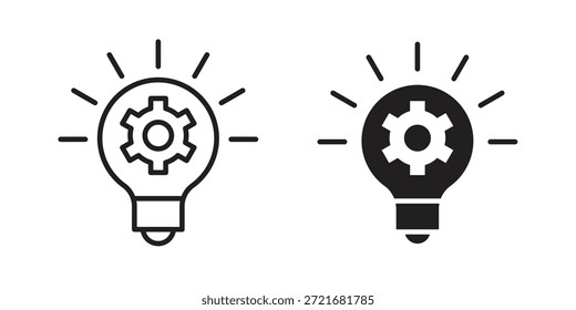 Paquete de Vector de carrera plana y delgada. Conjunto de iconos editables