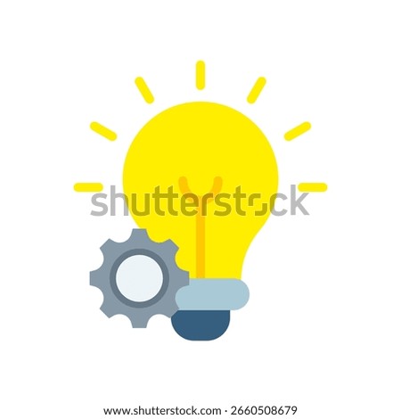 Innovation Icon Flat Vector Illustration