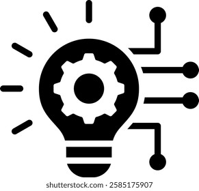 Innovation Icon Glyph Vector Illustration