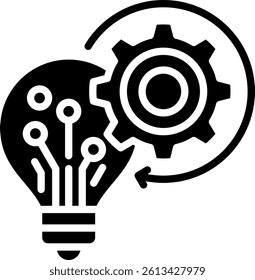 Innovation Icon Glyph Vector Illustration