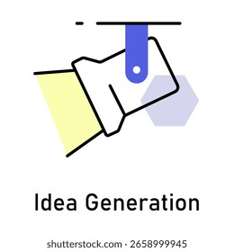 Ícone de inovação - Lâmpada, Ideia brilhante, Pensamento criativo, Brainstorm, Conceito, Plano, Descoberta, Ideia, Faísca, Invenção