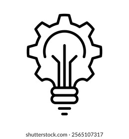 innovation icon line vector design with trendy style