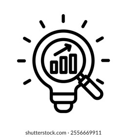 innovation icon line vector illustration on white background.