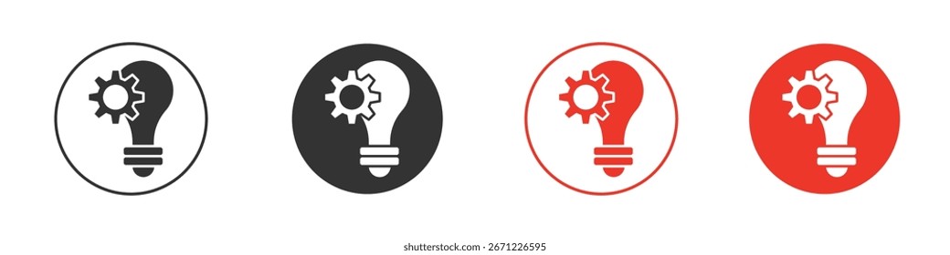 Icono de la innovación para el logotipo, símbolo de la muestra del Vector para el diseño