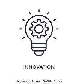 Innovation Icon Outline Style. Vector Illustration For Graphic Design