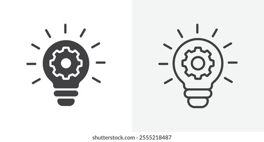 Innovation icon. outlined vector style.