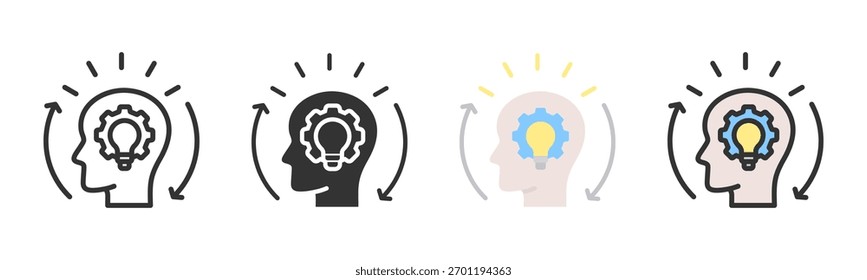 Innovation Icon Pack In Multiple Styles