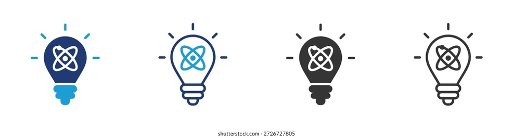Conjunto de iconos de innovación colección multi-estilo.
