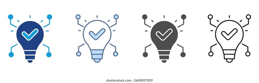 Innovation Icon Set Multiple Style Collection