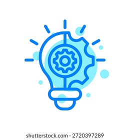 Innovation Icon In Shape Vector Illustration