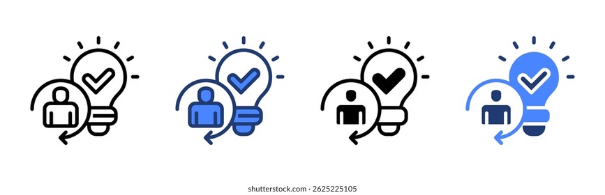 Innovation icon sheet multiple style collection