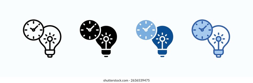Innovation Icon Sheet Multiple Style Collection Isolated Vector